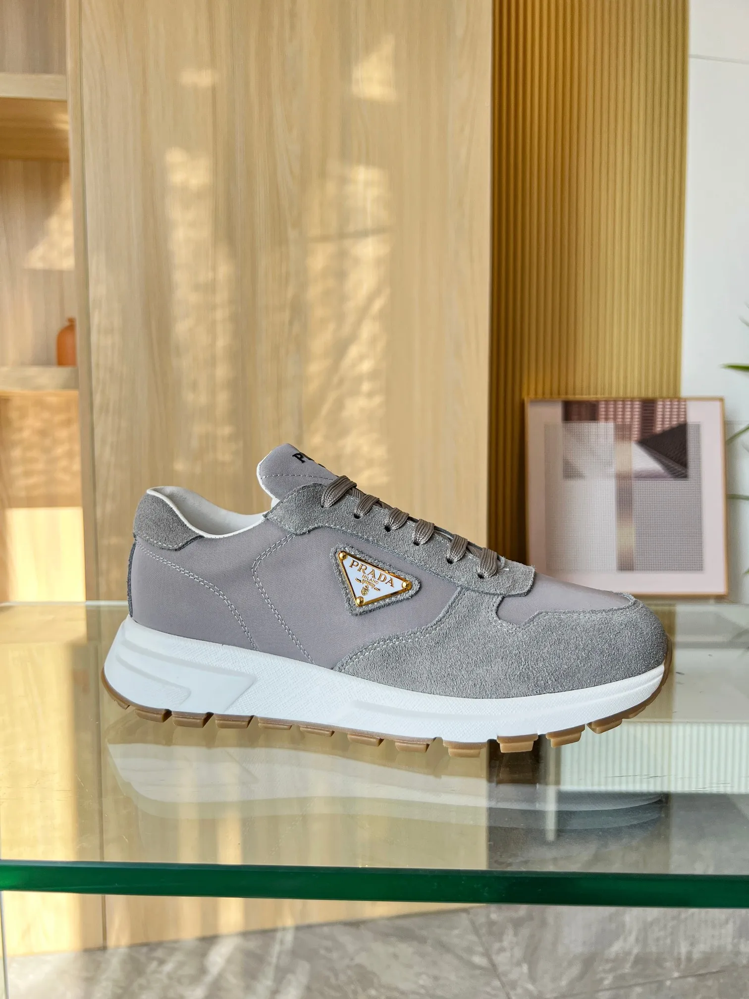 👟👟Ex-factory price 520👟👟 Prada "PRADA.." 2025 explosive model for couples has been shipped. , original version developed 1:1, fabric: anti-cement nylon cloth, lining: sheepskin, foot weight: sheepskin, 35--46 yards, "34 and 41 yards can be customized and cannot be returned",